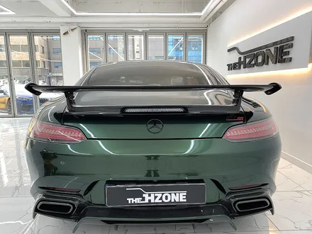 도장같은 랩핑 벤츠 amg gts 이노즈텍 미드나잇그린 전체랩핑 / 서울 송파구