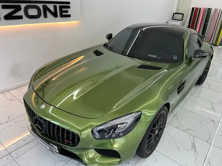 벤츠 AMG GT 랩핑 맘바그린 컬러로 고민 해결 / 서울 송파