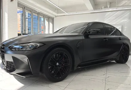 BMW M3 사틴블랙 전체 랩핑 시공으로 달라진 존재감 / 서울 송파