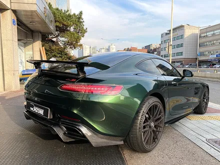 도장같은 랩핑 벤츠 amg gts 이노즈텍 미드나잇그린 전체랩핑 / 서울 송파구