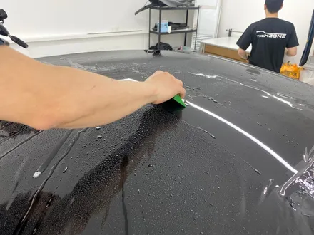 하남ppf 벤츠 amg gt63 루프스킨 이젠 랩핑말고 블랙ppf 시공으로 뽐내세요 / 서울 송파구