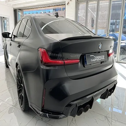 BMW M3 사틴블랙 전체 랩핑 시공으로 달라진 존재감 / 서울 송파
