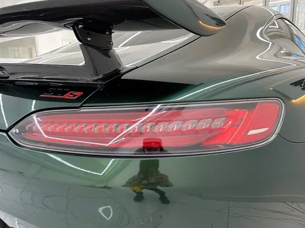 도장같은 랩핑 벤츠 amg gts 이노즈텍 미드나잇그린 전체랩핑 / 서울 송파구