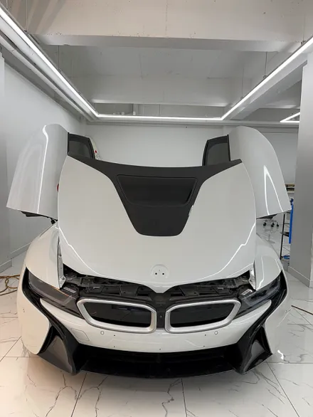송파 랩핑 bmw i8 무광 블랙 전체랩핑 후회없네요 / 서울 송파구