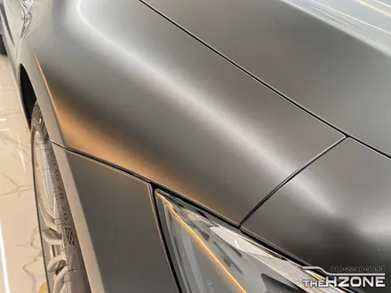 송파랩핑 벤츠 amg gt43 무광 사틴블랙 만족도 높은 전체랩핑 / 서울 송파구