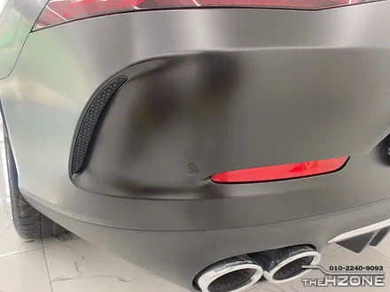 송파랩핑 벤츠 amg gt43 무광 사틴블랙 만족도 높은 전체랩핑 / 서울 송파구