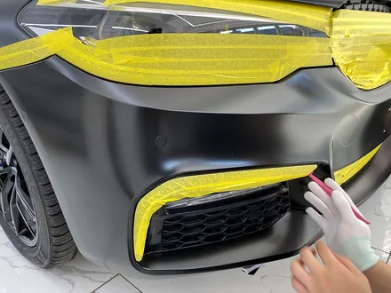 청담동랩핑 bmw 5시리즈(g30) 사틴블랙 올랩핑 차량 사고수리 / 서울 송파구