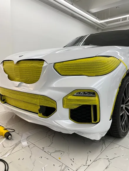 bmw x5 만족도 높은 이노즈텍 화이트펄 랩핑 시공 / 서울 송파구