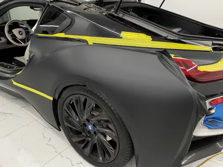 송파 랩핑 bmw i8 무광 블랙 전체랩핑 후회없네요 / 서울 송파구
