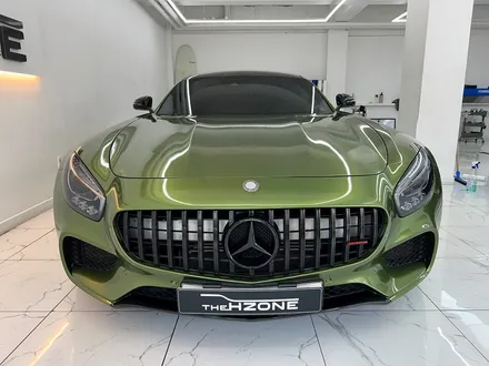벤츠 AMG GT 랩핑 맘바그린 컬러로 고민 해결 / 서울 송파