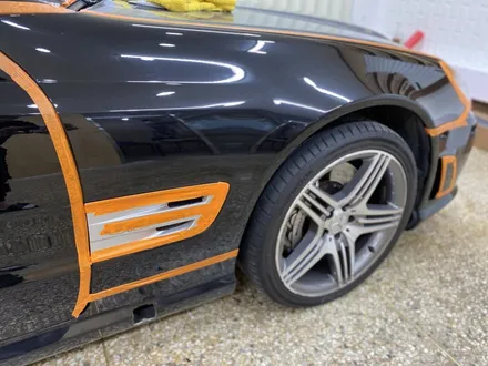 잠실랩핑전문  벤츠 sl63amg 공구리색상 전체랩핑 / 서울 송파구