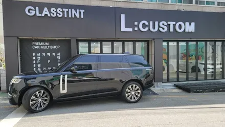 좋은썬팅? 가성비 좋은 틴팅? 글라스틴트 로데로 완성된 레인지로버 틴팅!! 글라스틴트금정점 엘커스텀 / 부산 금정