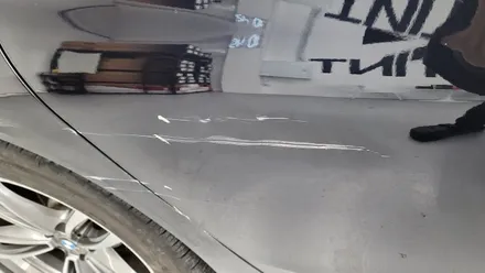 BMW 리어휀다 사고 판금도색!! 모든 시공은 정직하게!! / 부산 금정