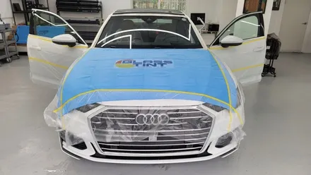 [엘커스텀]독일 프리미엄 세단 A6 40TDI 신차패키지 틴팅+유리막코팅+PPF / 부산 금정