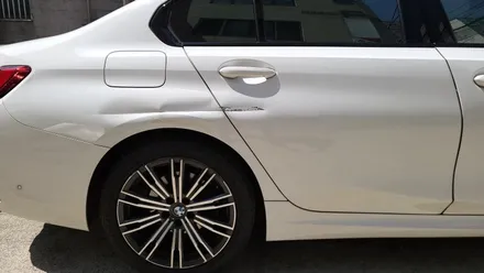 금정구 판금도색 BMW 320I 완벽에 가까운 복원! / 부산 금정