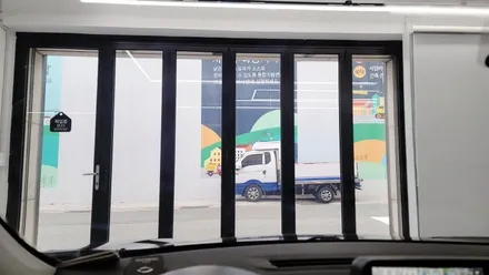 [엘커스텀] KIA K7 부산 금정구 동래구전면유리교환 글라스틴트 썬팅 재시공 / 부산 금정