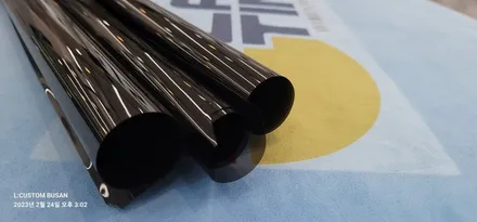 블랙의 아우디 A6를 위한 썬팅! 글라스틴트 로데 부산 금정구썬팅 / 부산 금정