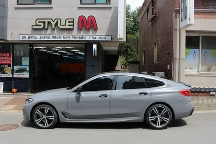 원주랩핑 G11바디 BMW 6GT 640i 전체랩핑 에이버리락그레이 / 원주시 단구동