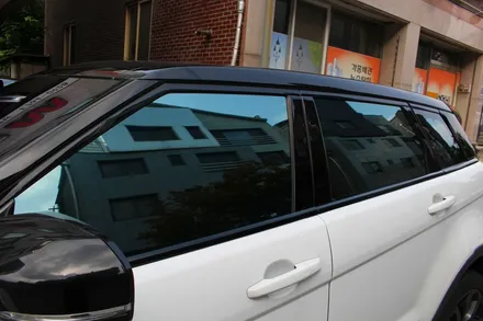 [원주 블락포디 썬팅] 레인지로버 이보크 신차썬팅 제거후 블락포디 스카이블루 재시공!! / 원주시 단구동