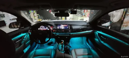 [BMW] F10  520D  RGB  순정형 히든엠비언트 무드등 / 창원 의창구