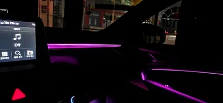 [글로우모션 창원지사] 창원 비노출 엠비언트 전문점 튜닝가라지에서 또 한번 액티브 무빙 엠비언트 글로우모션 G70 히릿~~~!!! / 창원 의창구