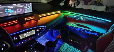 [창원엠비언트] 화려한 조명이 내 몸을 감싸는 그 느낌!! GV70 엠비언트 !!!!!!!!!!글로우모션 VER.2 / 창원 의창구