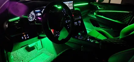 창원 비노출 엠비언트전문점 튜닝가라지 [제네시스 G70]                 RGB   엠비언트를 완전 깔끔한 비노출로 ~~!!!! / 창원 의창구