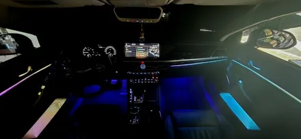 비노출 엠비언트 전문점 창원 튜닝가라지에서 만들어진                               EQ900 G90 글로우모션 엠비언트!!! / 창원 의창구