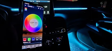 창원 비노출 엠비언트전문점 튜닝가라지 [제네시스 G70]                 RGB   엠비언트를 완전 깔끔한 비노출로 ~~!!!! / 창원 의창구