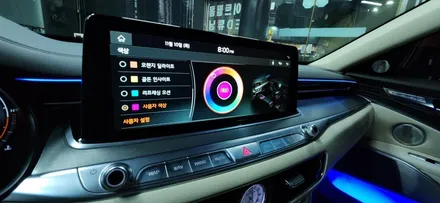 창원 엠비언트 전문점 튜닝가라지에서 작업한 2020 K9 RGB 엠비언트!!  우와~~ 이렇게 분위기가 확~~ 바뀌다니요!!! / 창원 의창구