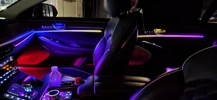 창원 비노출 엠비언트 전문점/글로우모션 창원지사                                           제네시스 G90 글로우모션 무빙 엠비언트 / 창원 의창구