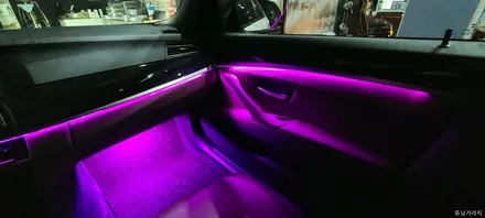 [BMW] F10  520D  RGB  순정형 히든엠비언트 무드등 / 창원 의창구