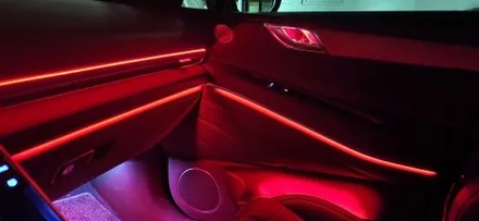 [창원엠비언트] 제네시스 GV80 글로우모션 엠비언트 시공은 창원 튜닝가라지로 오시면  I\'m 신뢰에요!!!! / 창원 의창구