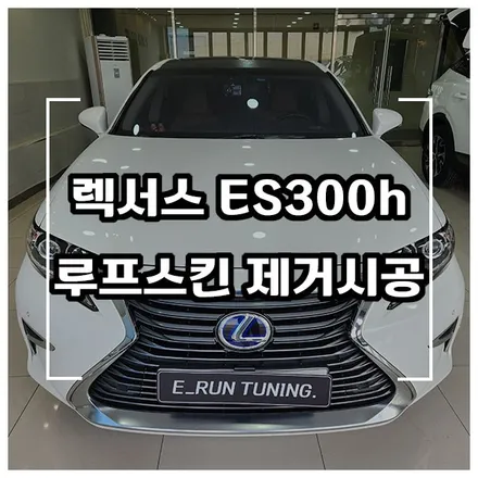 렉서스 ES300H 수명지난 루프스킨 제거하고 재시공하세요. / 창원시 성산구