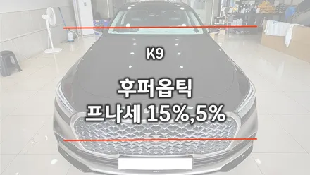 K9 후퍼옵틱 프나세 농도 15%,5%로 시공한 사례 / 창원시 성산구