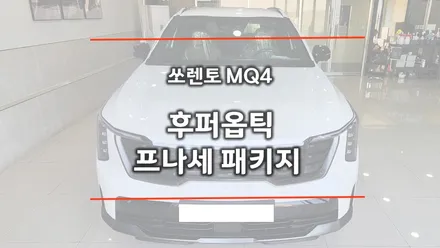 쏘렌토 신차검수 신차패키지 후퍼옵틱 프나세로 선택했어요 / 창원시 성산구