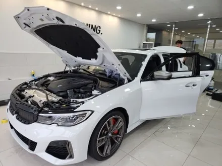 BMW M340i 3M 사틴 다크그레이 색상으로 전체랩핑 시공 / 창원시 성산구