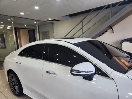 벤츠 CLS (C257) 윈도우 크롬 죽이기 랩핑 시공 / 창원시 성산구