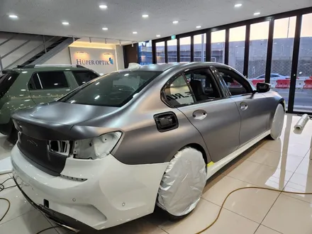 BMW M340i 3M 사틴 다크그레이 색상으로 전체랩핑 시공 / 창원시 성산구
