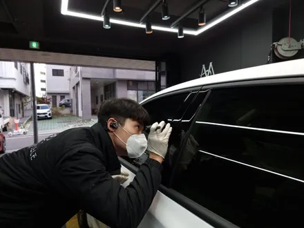 김포 근처에서 ppf 시공을 받기 위해 방문한 그랜저ig / 김포시 마산동