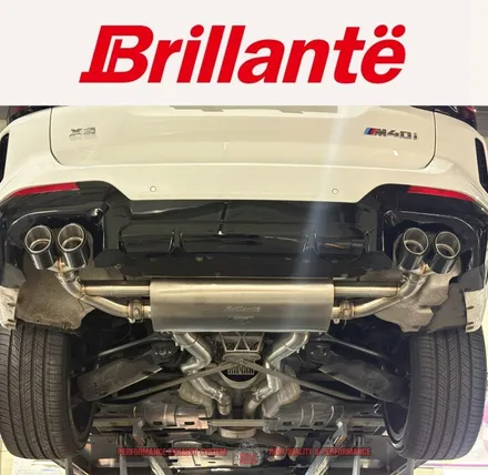 BMW X3 M40I 브릴란테 인증 가변배기 가격&퍼포먼스 배기음 머플러튜닝 구조변경 간소화세팅