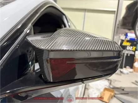 BMW G60 5시리즈 530I M카본 듀얼 머플러팁 퍼포먼스 프론트립 드라이 카본 미러커버 스포일러 튜닝