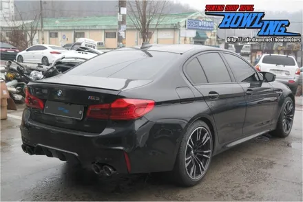 BMW F90 M5 FI 배기 머플러 튜닝 퍼포먼스 가변 배기음 Fi EXHAUST 팝콘사운드 주행영상 구변완료.