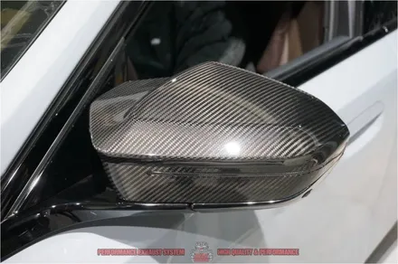BMW G60 5시리즈 530I M카본 듀얼 머플러팁 퍼포먼스 프론트립 드라이 카본 미러커버 스포일러 튜닝