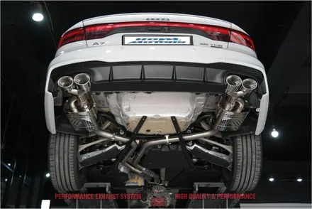 신형 (C8) 아우디A7 가변배기 S7디퓨저 배기음 머플러튜닝 팝콘사운드 HOWLING 퍼포먼스 가변머플러 배기튜닝