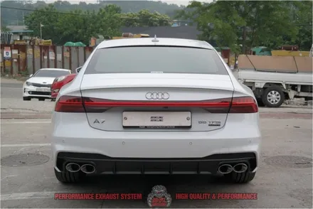 신형 (C8) 아우디A7 가변배기 S7디퓨저 배기음 머플러튜닝 팝콘사운드 HOWLING 퍼포먼스 가변머플러 배기튜닝