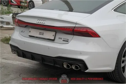 신형 (C8) 아우디A7 가변배기 S7디퓨저 배기음 머플러튜닝 팝콘사운드 HOWLING 퍼포먼스 가변머플러 배기튜닝