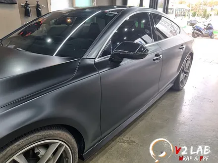 부산 랩핑 드라마틱한 변신 아우디 S7 전체랩핑 / 부산시 강서구