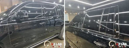 부산 랩핑 에스컬레이드 크롬 죽이기 / 부산시 강서구
