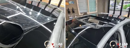 부산 루프스킨 아우디 A6 시공 후기 / 부산시 강서구